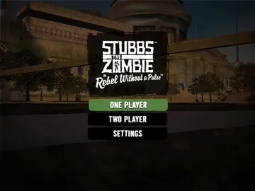 Stubbs The Zombie In Rebel Without A Pulse (USA) screen shot title